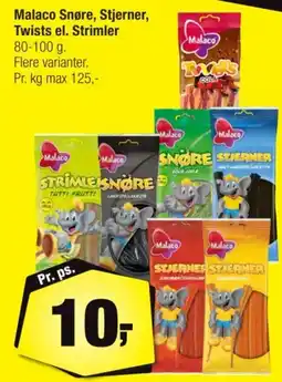 Calle Malaco Snøre, Stjerner, Twists el. Strimler tilbud