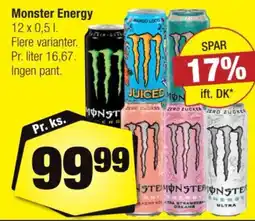 Calle Monster Energy tilbud