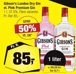 Calle Gibson's Pink Premium Gin tilbud