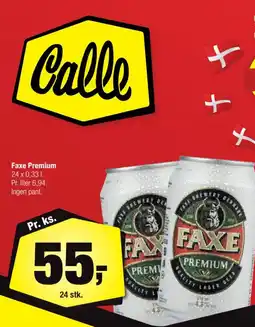 Calle Calle Faxe Premium tilbud