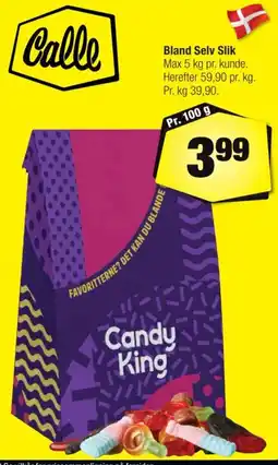 Calle Calle Candy King tilbud
