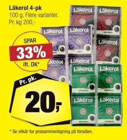 Calle Läkerol tilbud