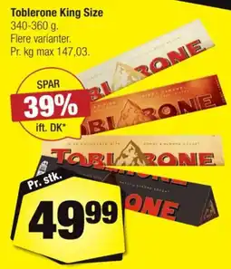 Calle Toblerone King Size tilbud