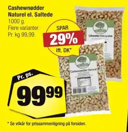 Calle Quality Cashewnødder Natural tilbud