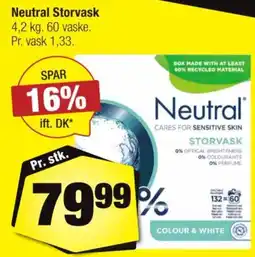 Calle Neutral Storvask tilbud