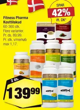 Calle Fitness Pharma Kosttilskud tilbud