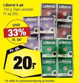 Calle Läkerol 4-pk tilbud