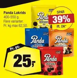 Calle Panda Lakrids tilbud