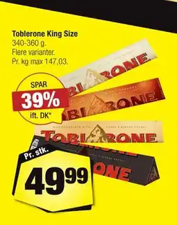 Calle Toblerone King Size tilbud