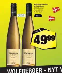Calle Wolfberger Riesling el. Pinot Blanc tilbud