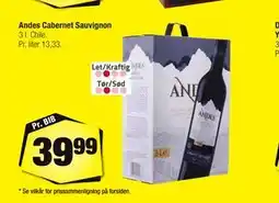Calle Andes Cabernet Sauvignon tilbud