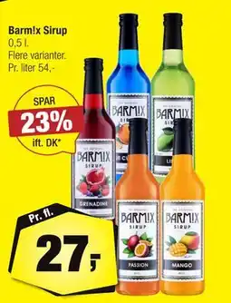 Calle Barm!x Sirup tilbud