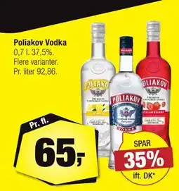 Calle Poliakov Vodka tilbud