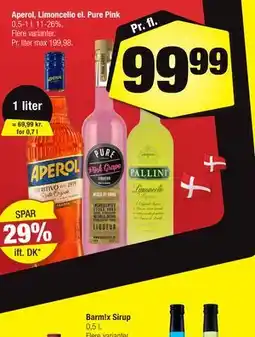 Calle Aperol, Limoncello el. Pure Pink tilbud