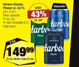 Calle Harboe Classic, Pilsner el. 0,0 % tilbud