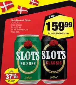 Calle Slots Pilsner el. Classic tilbud