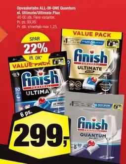 Calle Opvasketabs ALL-IN-ONE Quantum el. Ultimate/Ultimate Plus tilbud