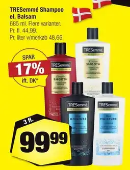 Calle TRESemmé Shampoo el. Balsam tilbud