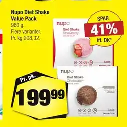 Calle Nupo Diet Shake Value Pack tilbud