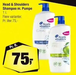 Calle Head & Shoulders Shampoo m. Pumpe tilbud
