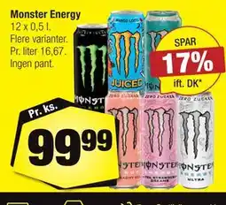Calle Monster Energy tilbud
