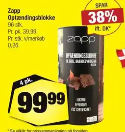 Calle Zapp Optændingsblokke tilbud