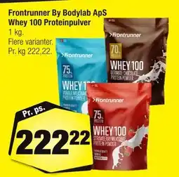 Calle Frontrunner By Bodylab ApS Whey 100 Proteinpulver tilbud