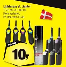 Calle Lightergas el. Lighter tilbud