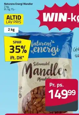 Fleggaard Naturens Energi Mandler tilbud