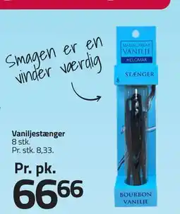 Fleggaard Vaniljestænger tilbud