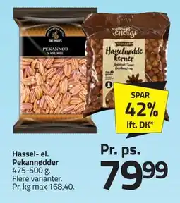 Fleggaard Hassel- el. Pekannødder tilbud