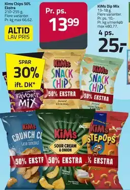 Fleggaard Kims Chips 50% Ekstra tilbud