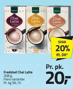 Fleggaard Fredsted Chai Latte tilbud