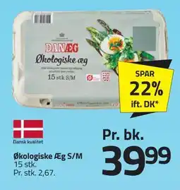 Fleggaard Økologiske Æg S/M tilbud