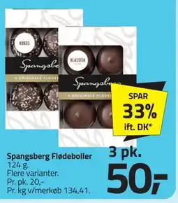 Fleggaard Spangsberg Flødeboller tilbud