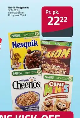 Fleggaard Nestlé Morgenmad tilbud