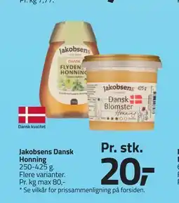 Fleggaard Jakobsens Dansk Honning tilbud