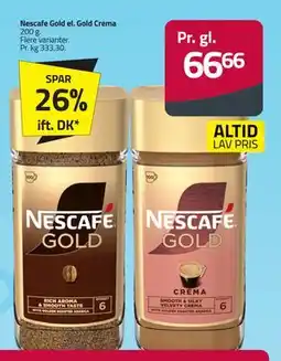 Fleggaard Nescafe Gold el. Gold Crema tilbud