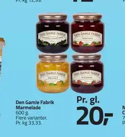 Fleggaard Den Gamle Fabrik Marmelade tilbud