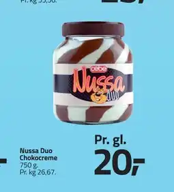 Fleggaard Nussa Duo Chokocreme tilbud