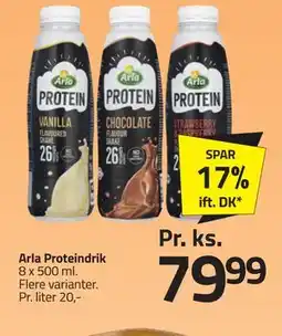 Fleggaard Arla Proteindrik tilbud