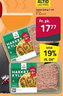 Fleggaard Hakket Kylling 7-10% tilbud