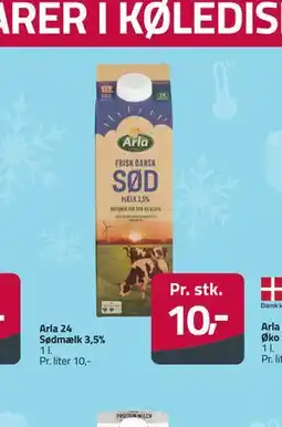 Fleggaard Arla 24 Sødmælk 3,5% tilbud
