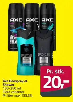 Fleggaard Axe Deospray el. Shower tilbud