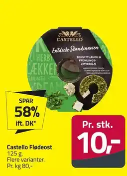 Fleggaard Castello Flødeost tilbud