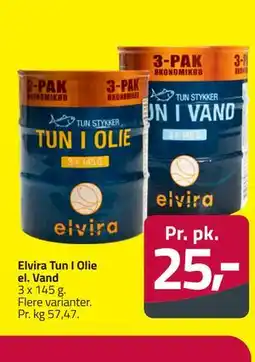 Fleggaard Elvira Tun I Olie el. Vand tilbud