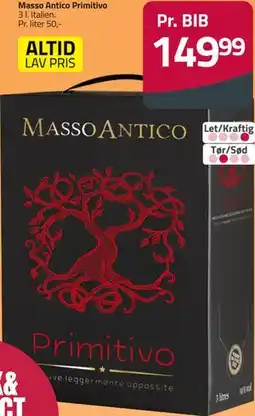 Fleggaard Masso Antico Primitivo tilbud