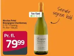 Fleggaard Nicolas Potel Bourgogne Chardonnay tilbud