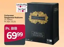 Fleggaard Corterosso Sangiovese Rubicone tilbud