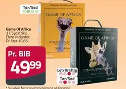 Fleggaard Game Of Africa tilbud
